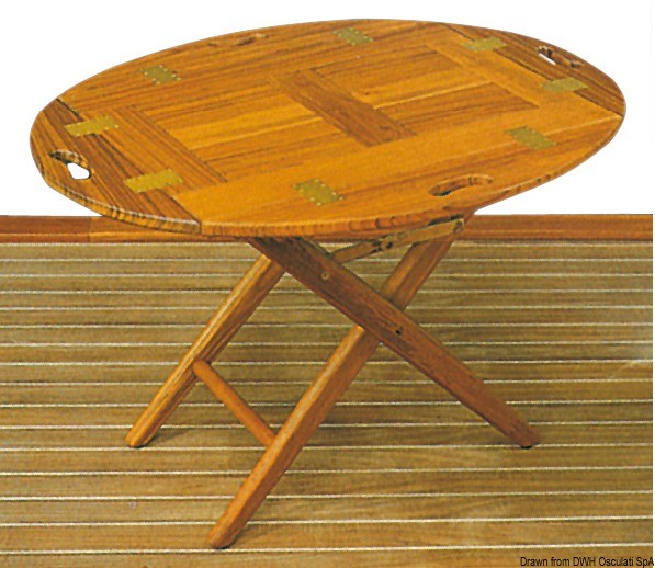 Abnehmbarer ARC Teak-Tisch, umwandelbar in ein Tablett