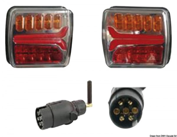 Kabelloses, unabhängiges LED-Lampenset