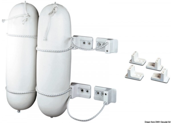 Set von Wandhalterungen für Fender