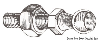 Stahlkugel für die Montage von Gasdruckfedern