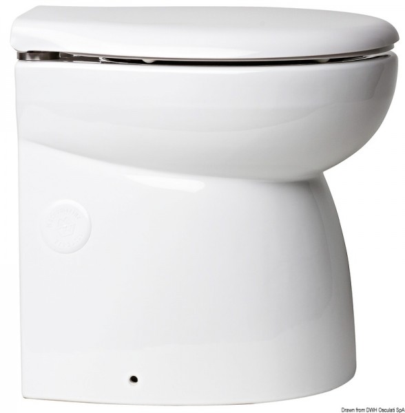 BLUE WAVE VACUUM WC Modell Elegant hoch mit Pumpe Silent 80 dB