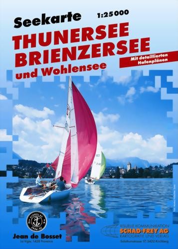 Seekarte Thunersee, Brienzersee