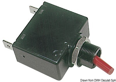 AIRPAX / SENSATA hydraulisch-magnetischer Kippschalter mit aufladbarer, automatischer Sicherung