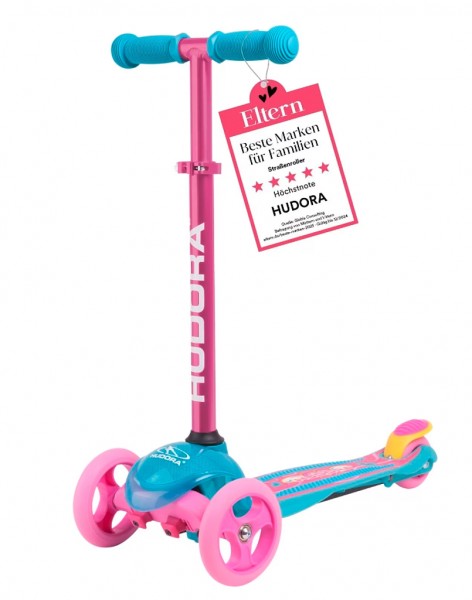 Hudora Flitzkids 2.0 Skate Wonders – Rosa/Hellblau