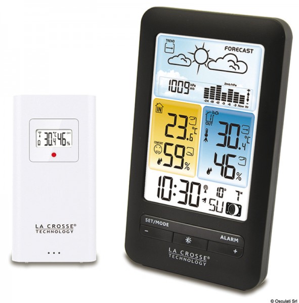 Kompakte funkgesteuerte Wetterstation