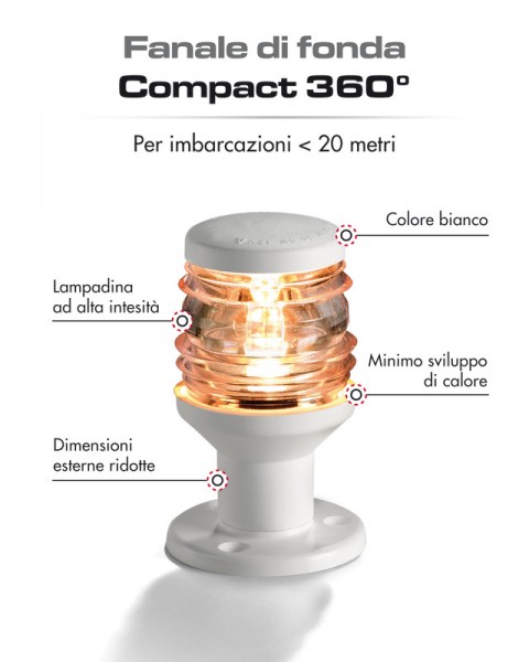 Ankerlicht Compact 360°