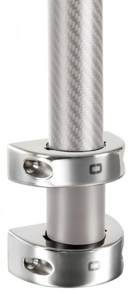 Wandbuchse für Kohlenstoffpfahl Ø 38 mm