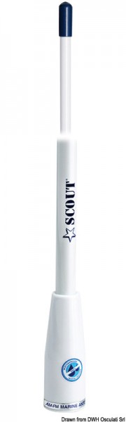 SCOUT AM/FM-Antenne 90 cm