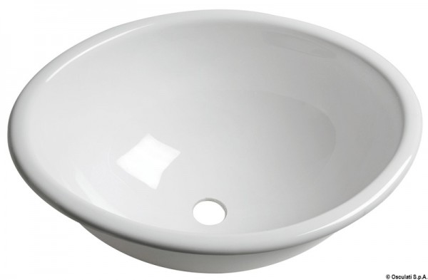 Ovales Waschbecken aus Plexiglas