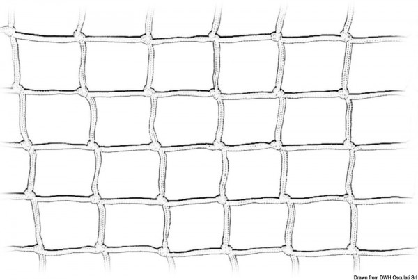 Nylon-Netz als Relingschutz oder Ablage