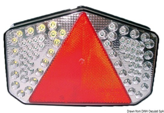 LED-Rücklicht mit dreieckigem Rückstrahler