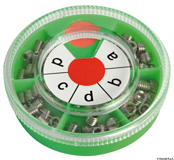 Verschiedene Gewindestifte