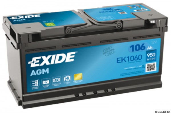 EXIDE AGM - Starter- und Servicebatterien