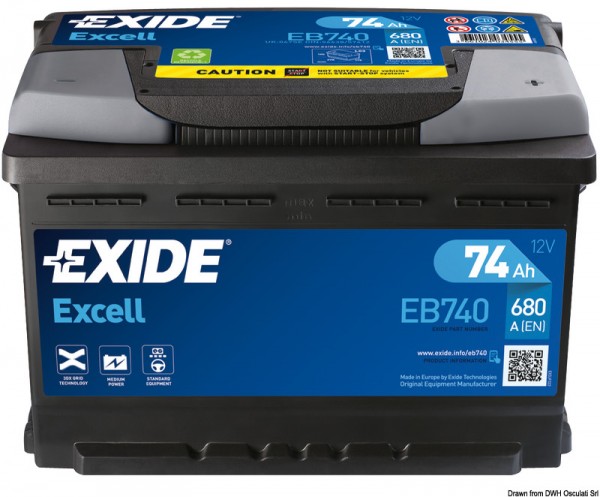 EXIDE Startbatterien Excell