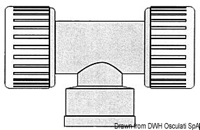Hydrofix T-Anschluss aus Messing 1/2"