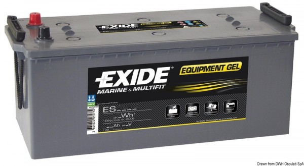 EXIDE Batterien Gel, Starter- und Versorgungsbatterien
