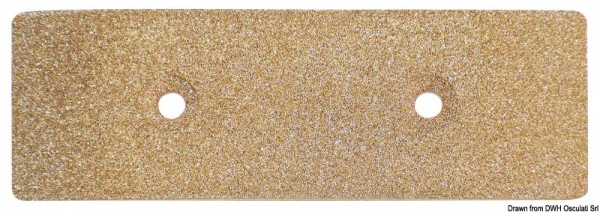 Masseplatte Groundplate mit Schraubteilen