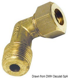 Druckanschluss für Kupferleitungen mit "O"-Ring, Außengewinde (1409)