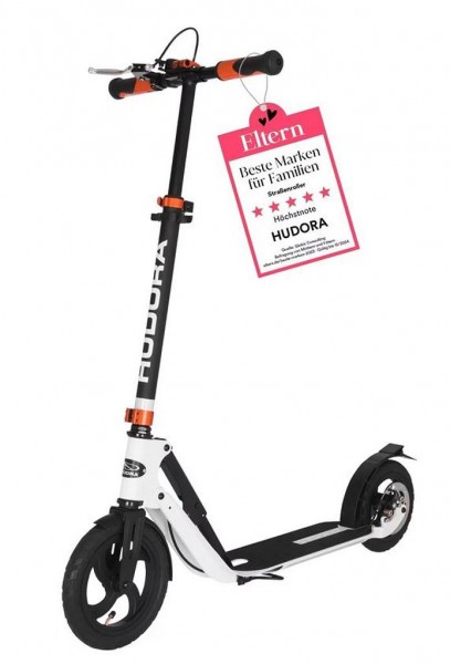 HUDORA BigWheel® Air 230 Dual Brake Scooter – orange