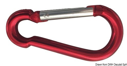 Farbige Karabinerhaken