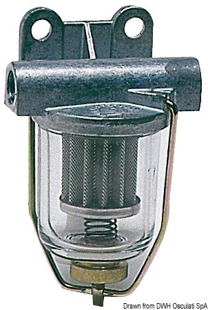 Treibstofffilter mit transparentem Schauglas