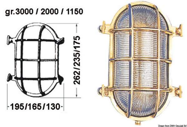 OLD MARINA Schildkröten aus poliertem Messing, oval