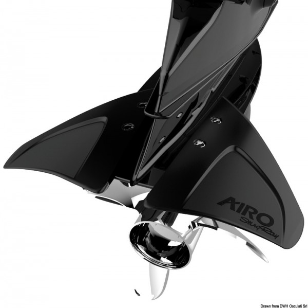 Hydrofoil STING RAY AIRO - Befestigung mit Schrauben