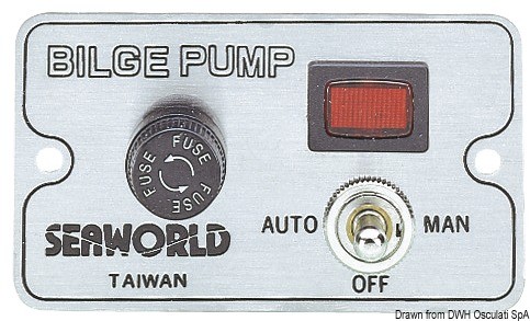 Schalttafel für Elektrobilgenpumpen (1253)