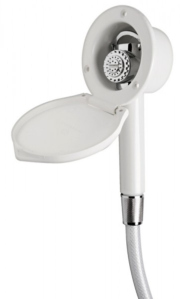 Deckdusche Elegant für Wandmontage und Dusche mit Druckknopf Mizar