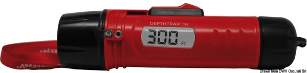 Tragbares NORCROSS Echolot mit eingebautem Transducer