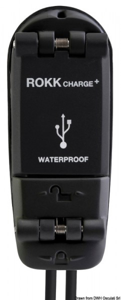 Buchse + USB-Kabel, wasserdicht IPx6