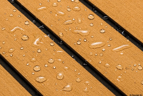 Eva Faux Teak selbstklebender Decksbelag, Eva in Teakholzoptik