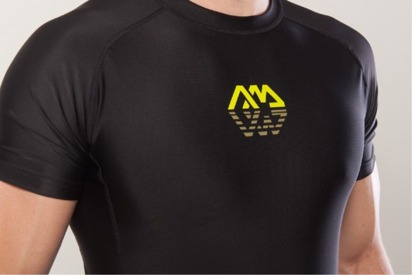 Aqua Marina SCENE Herren Rashguard SS Grösse: S