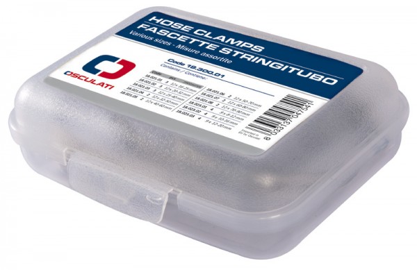 Kit von 31 sortierten Kabelbindern in praktischem Behälter