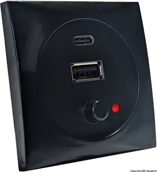 USB A+C-Buchse