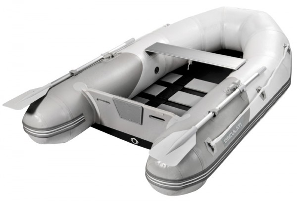 Schlauchboot-Tender, Boden mit Querlatten