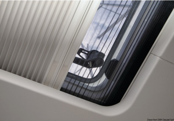 DOMETIC Pleated SkyScreen - plissiertes Rollo mit Mückennetz, wird auf der Innenverkleidung der Kabi