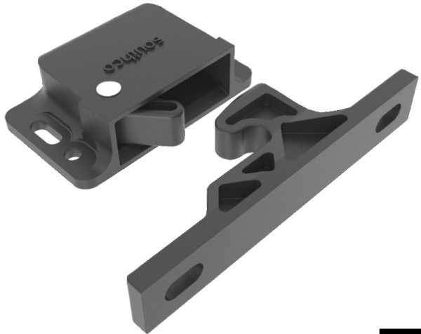 Druckverschluss mit Grabber-Haken