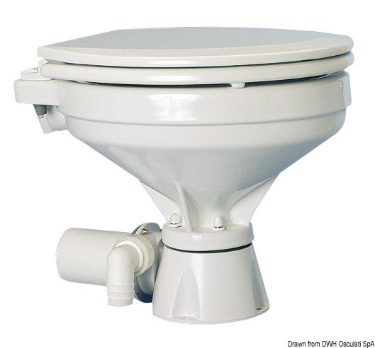WC SILENTgroße Toilettenschüssel Comfort