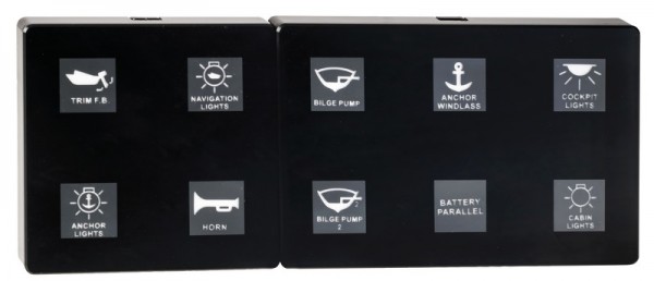 Programmierbares Touch-Bedienfeld mit CAN-BUS Steuergerät