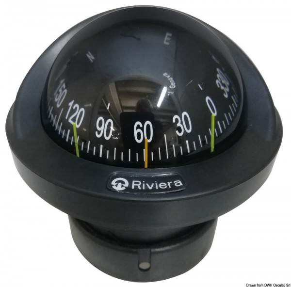Einbaukompasse RIVIERA Artica Slim 2” 3/4