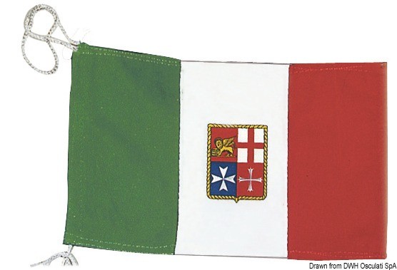 Italienflagge aus schwerem Polyester-Etamin