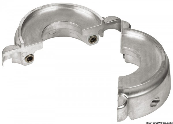 Zweiteilige Kragenanode für Sail drive, Kragen Ø 107 mm