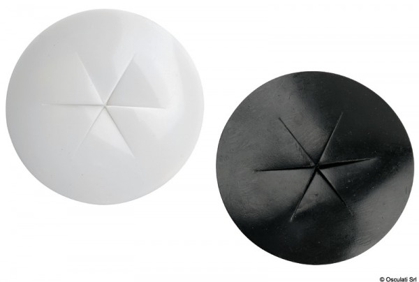 Kabeldurchlassring und Dichtung mit Kreuzschlitz, aus PVC
