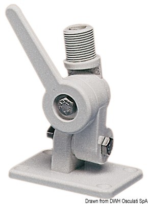 Schwenkbare Basis für VHF- und GPS-Antenne