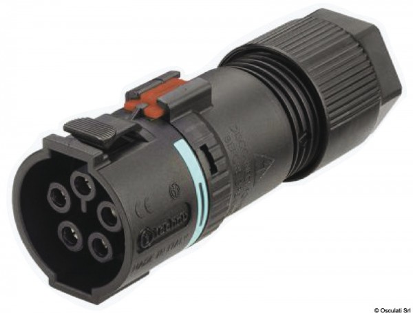 Fliegende Steckdose/Stecker 2/3/4 Pole Schnappverbindung