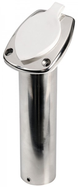 Einbau-Angelrutenhalter aus Edelstahl mit wasserdichtem Verschluss
