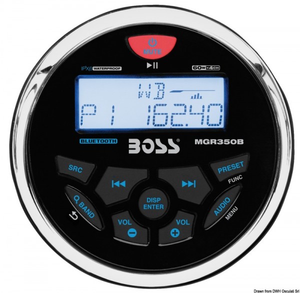 FM/AM/Bluetooth/USB/MP3 Radio vom BOSS Armaturenbrett