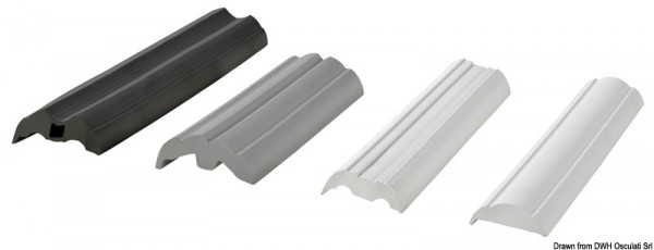 PVC-Sockel, schwarz f. Profillaste 20, aufgeweitet