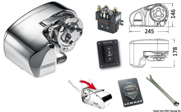 LEWMAR Pro-Series 1000 Winden